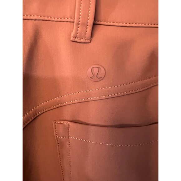 Lululemon Womens Rust Orange Pants High-Rise Skinny Fit 7/8 Length Size 28 - Picture 5 of 10